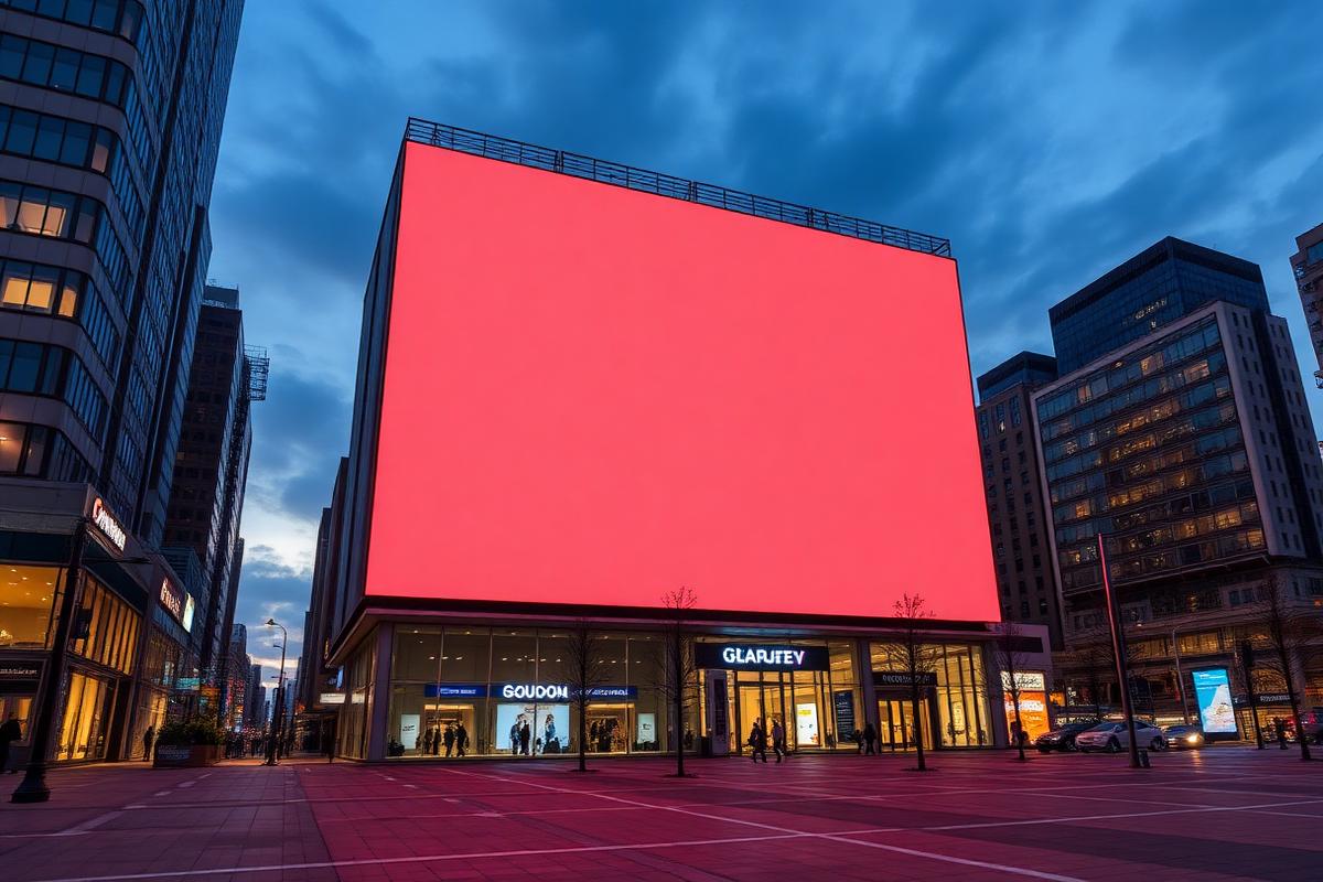 Outdoor LED display application